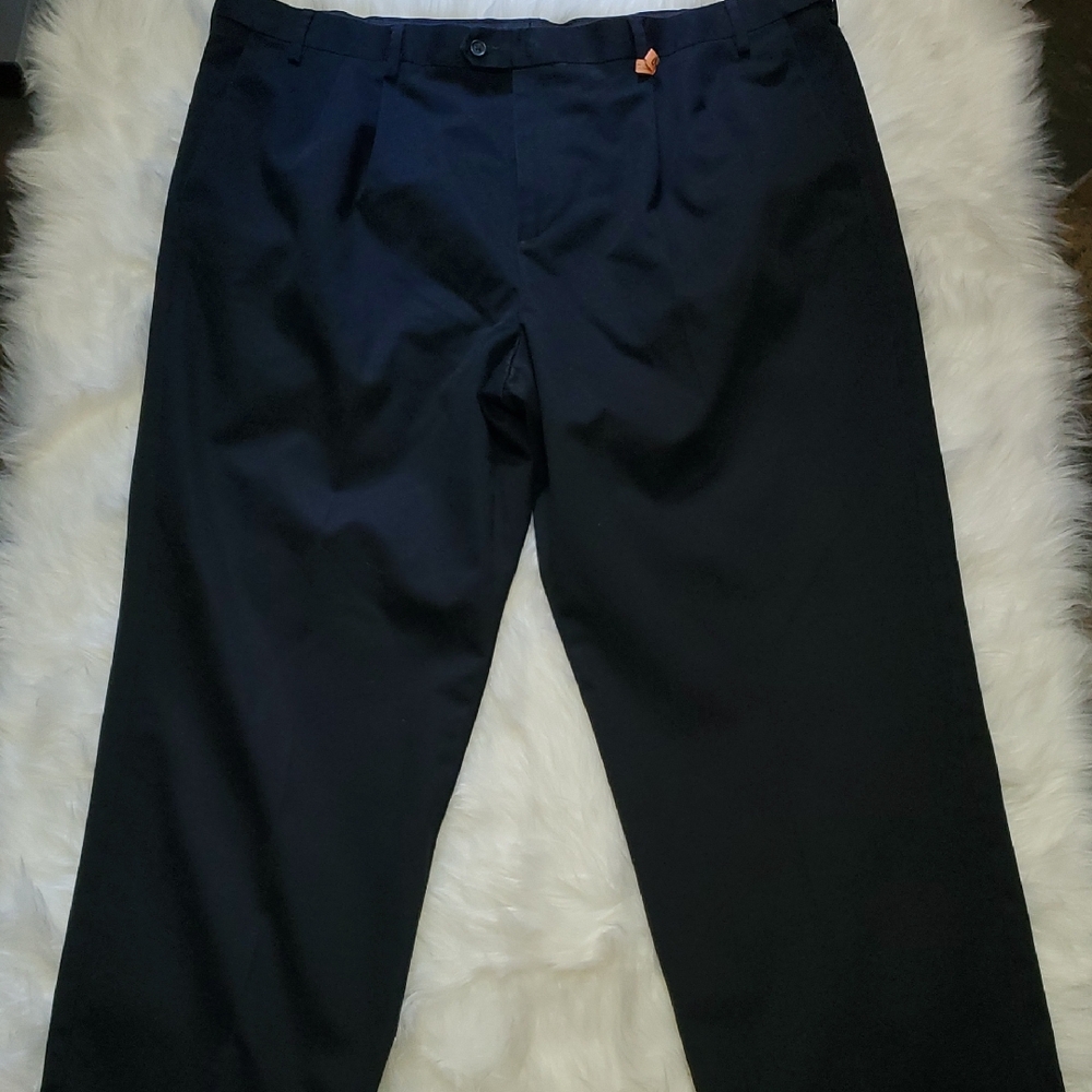 Men's Croft & Barrow Classic Black Dress Trousers